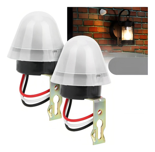 Interruptor Automático Fotocelda Luz Noche 10a Iluminacion 2pcs