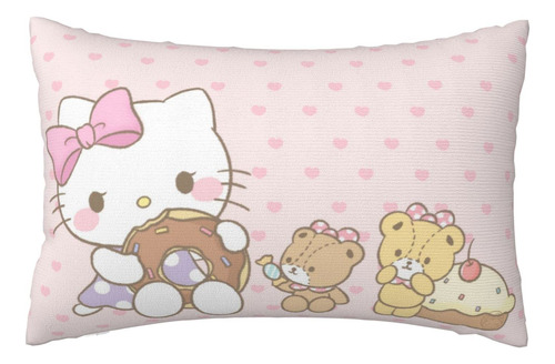 Linda Funda Almohada Anime Para Niña Kawaii Rosa Sala Estar