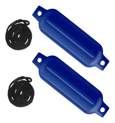 Accesorios De Guardabarros Inflables Cuerda G3 Azul Negro