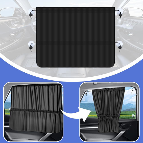 2 Cortinas Para Ventana De Coche, Cortinas Elásticas Para Pr