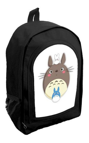 Mochila Negra Infantil Nena Nene Totoro Anime Tt37
