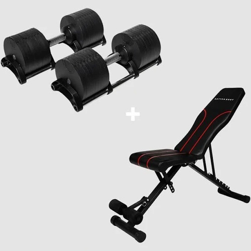 Better Body Twist Adjustable Dumbbell Bundle | 5 - 70 Lbs & 