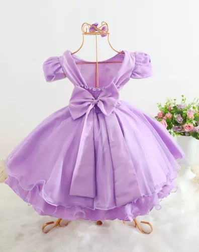 Vestido princesa Sofia - Festa lilás