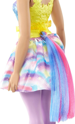 Muñeca Barbie Princesa Dreamtopia De Unicornio Arcoiris