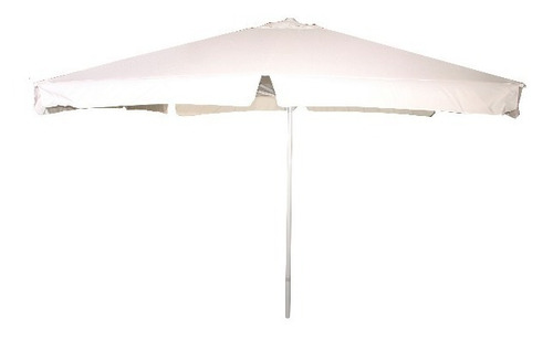 Parasol De Aluminio 3.00m - Color Blanco