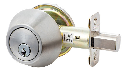 Cerrojo Cilíndrico Odis 501 Llave - Seguro - Acero Inox
