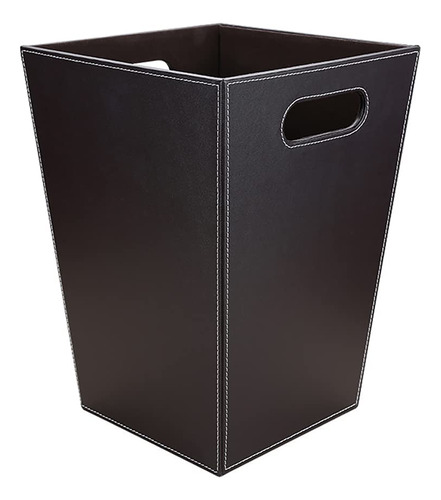 Kingfom Cubo De Basura Clasico De Piel Sintetica, Contenedor