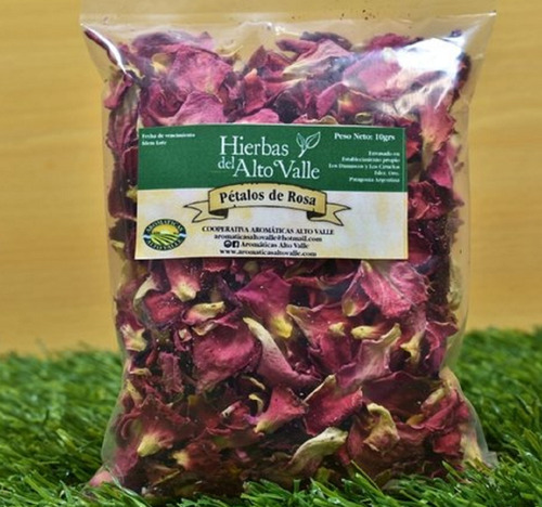 Pétalos De Rosa 10 Grs-hierbas Medicinales Yaromáticas