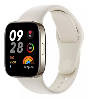 Xiaomi Redmi Watch 3 Sport 1.75" caja de abs blanca, malla blanca de tpu liso y bisel de dlc BHR6851GL