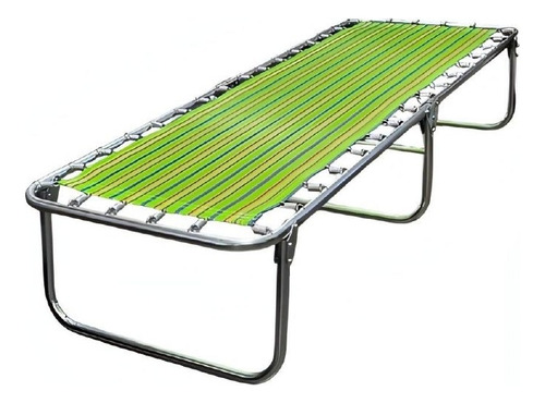 Catre Clásico Eco Plegable Lona Plástica Estructura De Acero Variable