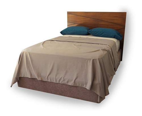 4 Fundas De Almohada | King Size | 2 Colores A Color Avena - Cobalto Liso