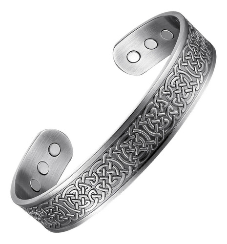 Pulsera De Hombre Vikingo Anti Plata Cobre Pulsera Artritis