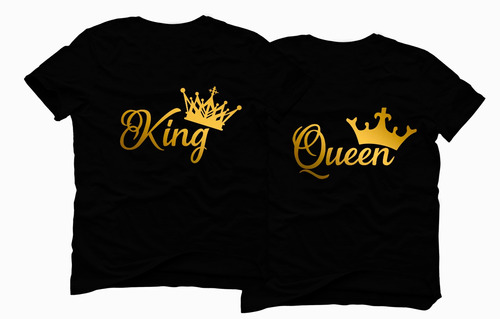 Playeras King/queen 