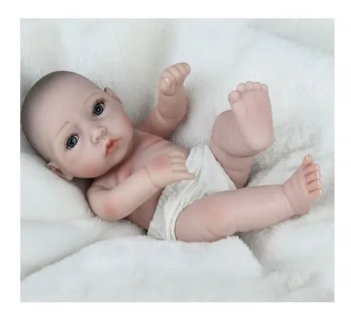 Muñeco De Silicona Bebé Recien Nacido Lavable Niño