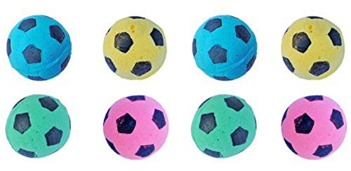 Petfavorites Foam Sponge Soccer Ball Gato Juguete Interactiv