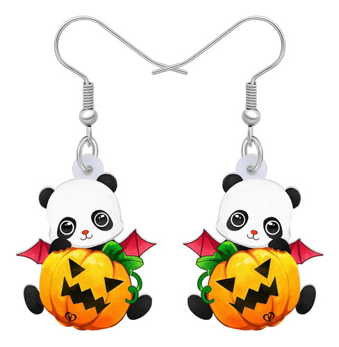 Hermosos Pendientes Acrílicos Lonyoo Panda Para Fiestas