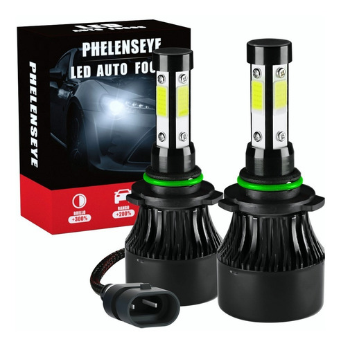 Kit De Faros Delanteros De 4 Lados H7 9005 Led Rayo Bajo