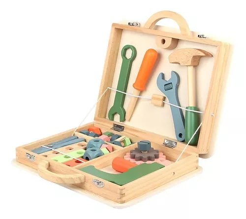 Caixa de Ferramentas de Madeira  Wooden tool boxes, Wood tool box, Tool box