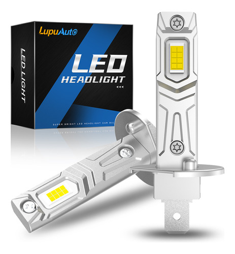 Kit De Faros Led H1 H3 Plug & Play 1:1 Tamaño De Halógena