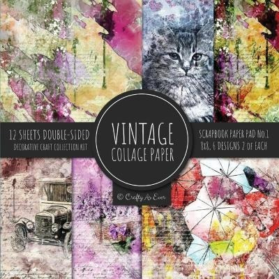 Libro Vintage Collage Paper For Scrapbooking : Ephemera P...