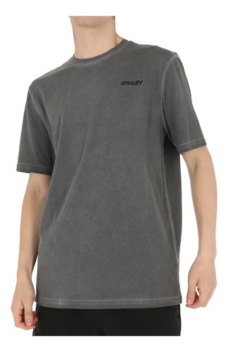 Polera Oakley Overdyed Logo Hombre Blackout