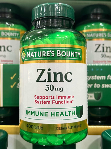 Natures Bounty Zinc50mg 400 Ct Tablets