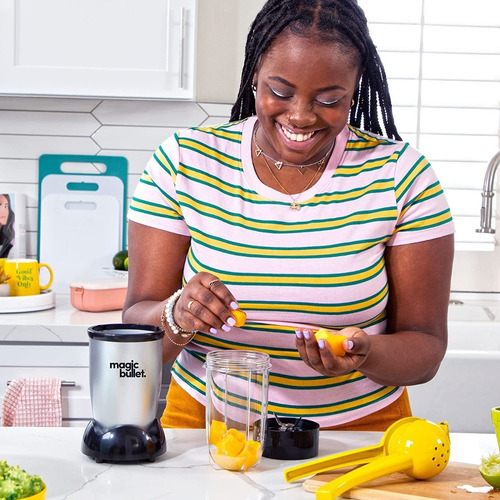 Licuadora Nutribullet Mbr Magic Bullet 510 Ml Plata Con Vaso