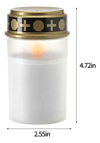Luz Solar Para Tumba: Vela Solar Led Para Tumba Con Luz Led