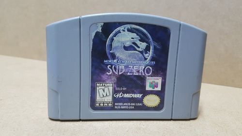 Mortal Kombat Mythologies Sub Zero Original Nintendo 64 (Usado)