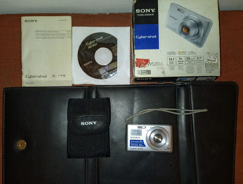 Sony Cyber-shot W520 Dsc-w520 Compacta Color Plateado
