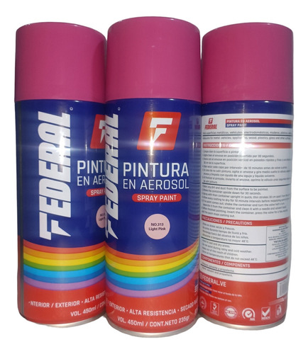 Pintura Spray Aerosol Rosado