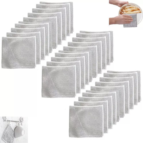 Trapo De Metal Multiusos Para Limpieza De Cocina De 30 Pieza