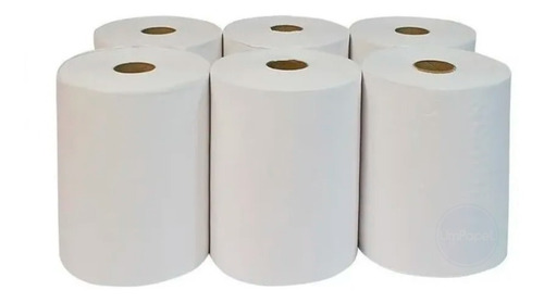 4 Rollos Bobina Papel Toalla 20cm X 200mts Para Dispenser 