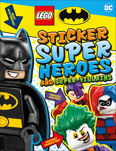 Lego Batman Sticker Super Heroes And Super-villains