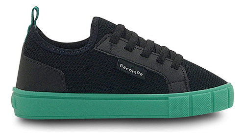 Tênis Pé Com Pé Preto/verde - Estilo Moderno