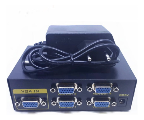 Video Splitter Vga Amplificado 4 Salidas Sx-1504