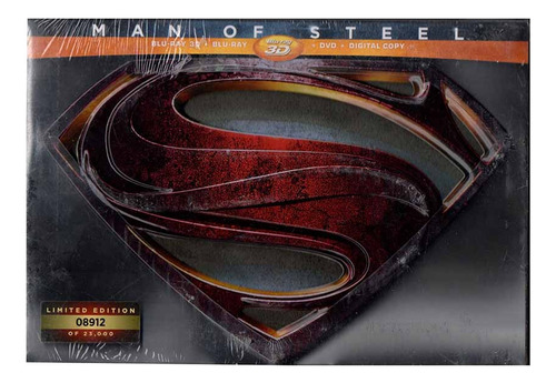 Man Of Steel Limited Collector´s Edition Bluray 3d