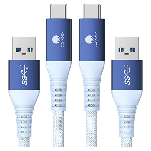 Type C Charger Fast Charging, Conmdex [2-pack, 3ft] Usb 3.1