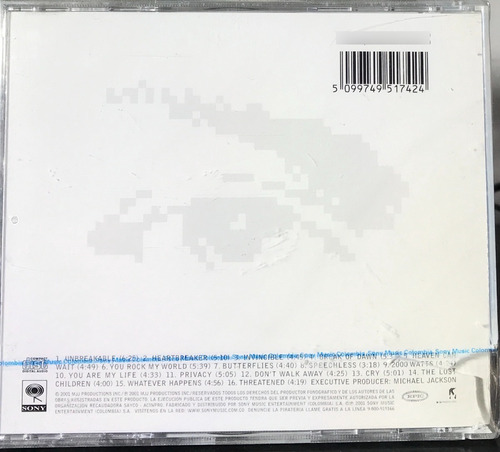 Imagen 2 de 2 de Michael Jackson - Invincible