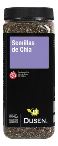 Semillas De Chia Premium Kosher Sin Tacc X 420g - Dusen