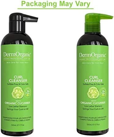 Shampoo Dermorganic Curl Com Pepino Orgânico - Sem Sulfato