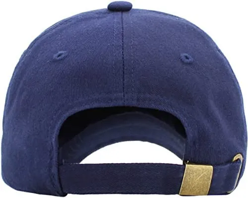/ Kb-low Nav Classic Cotton Dad Hat Gorra Lisa Ajustable.