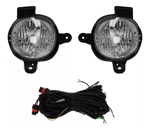 Imagen 2 de 10 de Kit Faro Auxiliar Para Toyota Hilux 2012 2013 2014 2015 Wt
