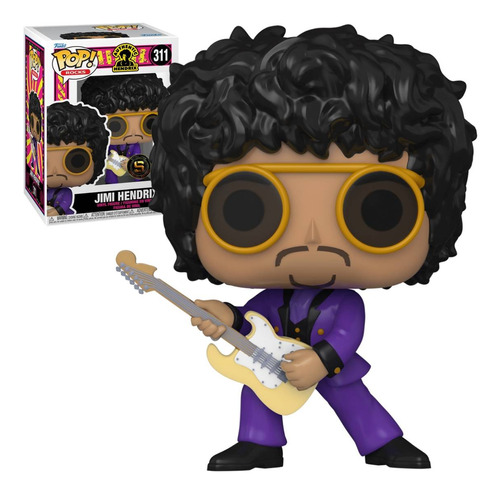 Funko Pop Jimi Hendrix Purple 311 Sdcc2023 Exclusivosaharis