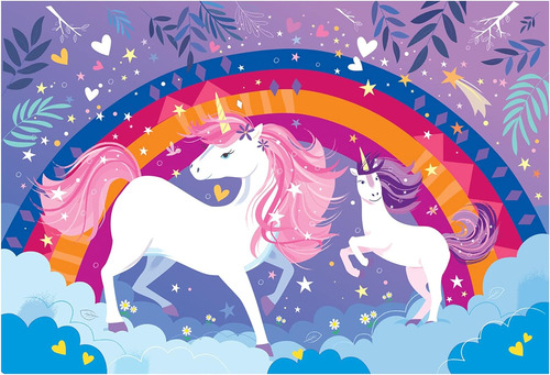 Parragon Unicorn Dreams 46 Piezas Piso Rectangular Rompecabe