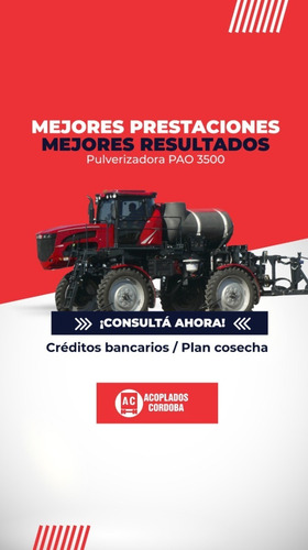 Pulverizador Autopropulsada Pao 3500 Ombu