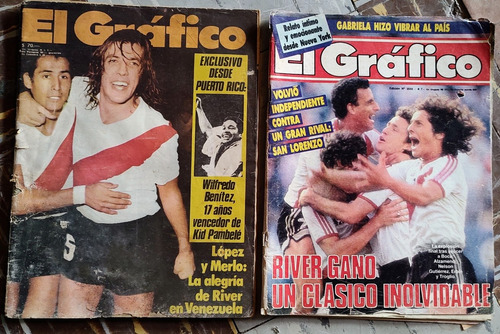 Revista El Gráfico River Plate Lote De 2