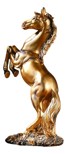 Estatua De Caballo Majestuosa Para Embellecer Oro