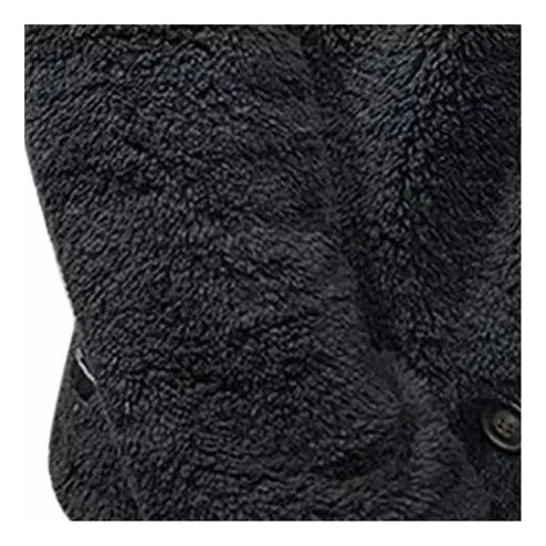 Chaqueta De Invierno Para Hombre Bolsillos De Lana Con Gorra