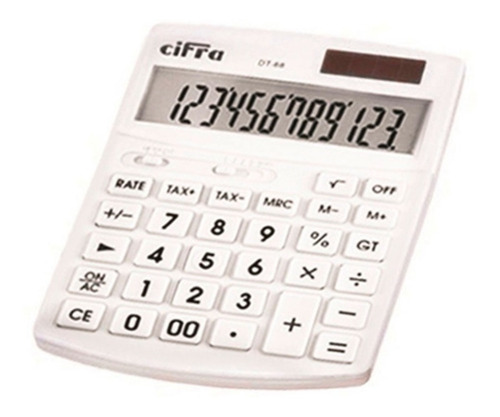 Imagen 2 de 3 de Calculadora De Escritorio Cifra Dt 68